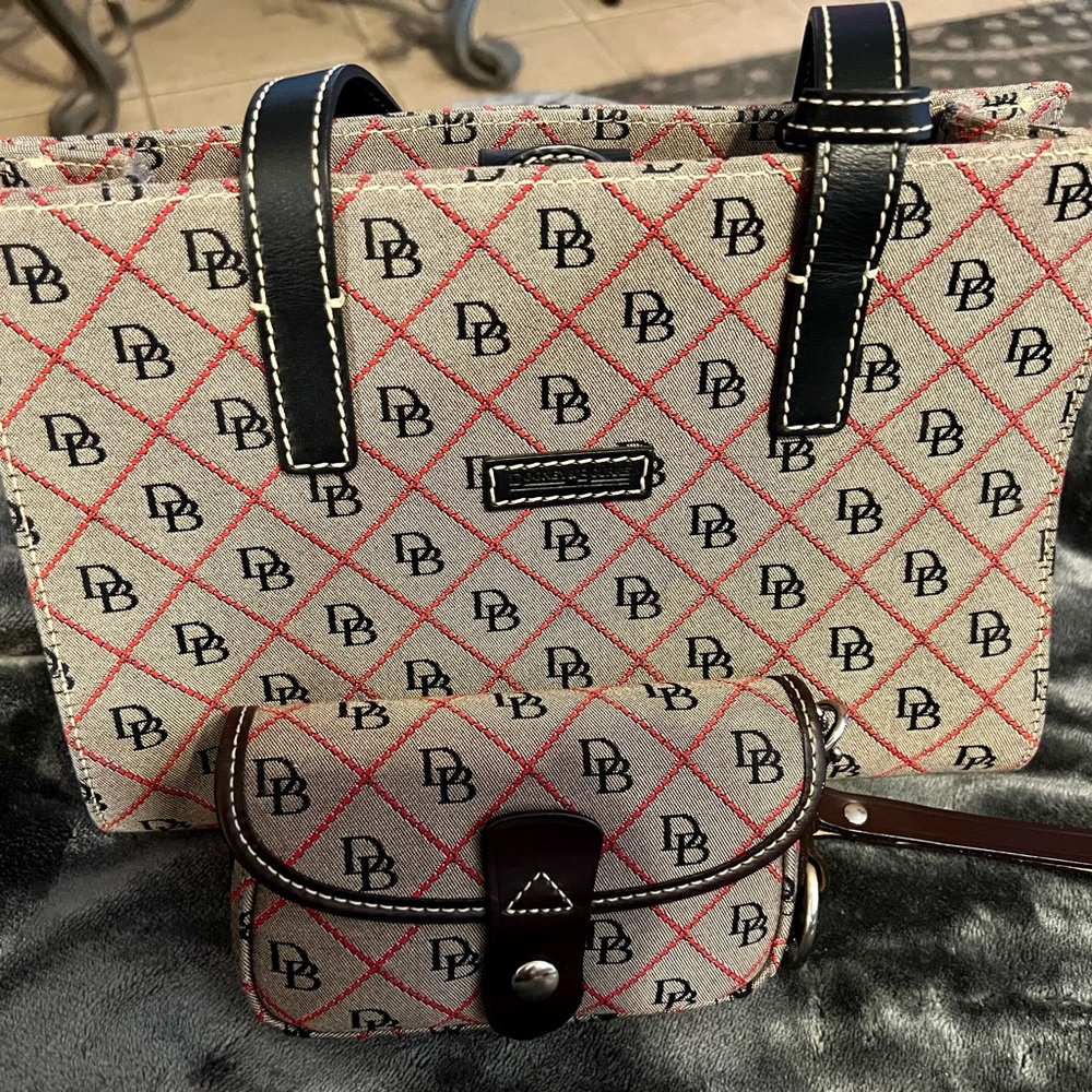 Dooney & Bourke Black and Red Tote.
Medium Size. - Picture 13 of 13